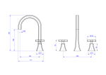 Misturador Para Banheiro Mesa Wish - Deca