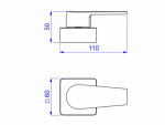 Acabamento Para Registro De Gaveta 1/2, 3/4 - Deca