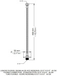 Ligacao Flexivel Malha De Aço 40 Cm Cromado - Docol