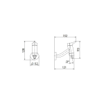 Torneira De Parede Para Jardim E Tanque Nova Loggica Cromado - Docol