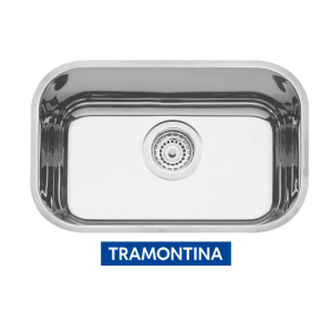 Cuba De Embutir  Lavínia 47 Bl Em Aço Inox Alto Brilho 47x30 Cm - Tramontina