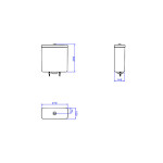 Caixa Acoplada Cd.21f.86 Unic Dual Flux Cinza Fosco - Deca