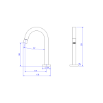 Torneira Tube De Mesa Bica Baixa Para Lavatório Black Matte - Deca