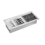 Calha Organizadora De Cozinha 45cm Inox - Deca