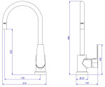 Monocomando Para Cozinha Mesa Level - Deca