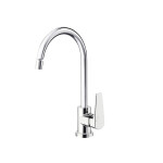 Misturador Monocomando Para Cozinha De Mesa Bica Alta Lift - Chrome - Docol