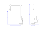 Misturador Monocomando Spin De Mesa Para Cozinha 2270.c72 Cromado - Deca