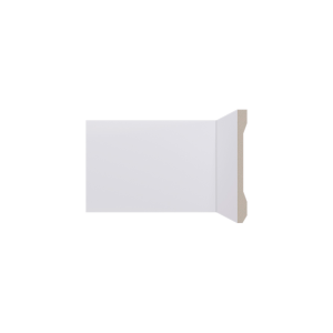 Rodape Lev151 Liso 150x13mm - Barra 2,40m Branco - Santa Luzia