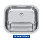 Tanque De Encaixe  Hera 30 L Em Aço Inox Polido 50x40 Cm - Tramontina