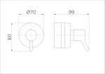 Acabamento Para Registro Reforma (de) 1 1/4 E 1 1/2  Logica - Docol