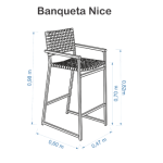 BANQUETA NICE