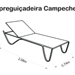 ESPREGUIÇADEIRA CAMPECHE