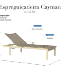 ESPREGUIÇADEIRA CAYMAN