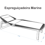 ESPREGUIÇADEIRA MARINE