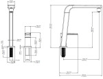 Misturador Monocomando Para Cozinha De Mesa Bistrô Sem Ducha Manual - 655106 - Docol