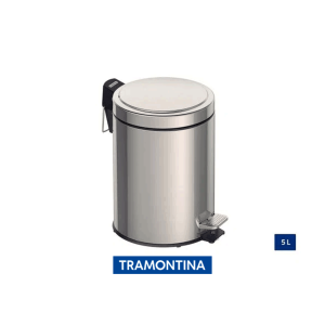 Lixeira 5l Inox - Tramontina