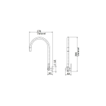 Torneira Para Cozinha De Parede 967479 Galiflex Vermelha - Docol