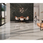 Porcelanato Esmaltado Monte Etna Marble Bk Polido Retificado 80x160 - Portinari