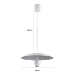 PENDENTE LED ABBIE - Branco