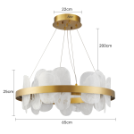 PENDENTE LED BLOE 65CM