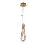 PENDENTE LED LEZIE IN 45CM