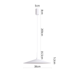 PENDENTE LED KALE DRE Ø38CM - BRANCO