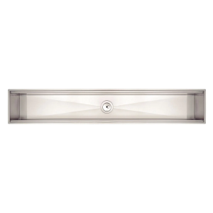 Canal Organizador Inox 105,0x18,0 Cm