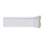 Rodapé Lev72 Frisado 70x13mm - Barra 2,40m Branco