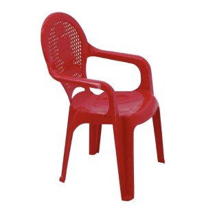 Cadeira Infantil Tramontina Catty em Polipropileno Estampado Vermelho