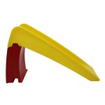 Escorregador Infantil Tramontina Zip em Polietileno Amarelo e Vermelho
