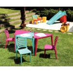 Mesa Infantil Tramontina Sofia em Polipropileno Rosa