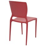 Cadeira Tramontina Safira em Polipropileno e Fibra de Vidro Vermelho