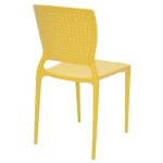 Cadeira Tramontina Safira em Polipropileno e Fibra de Vidro Amarela