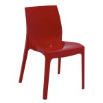 Cadeira Tramontina Alice Brilho Summa em Polipropileno Vermelho