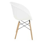 Cadeira Tramontina Elena em Polipropileno Branco com Base 3D
